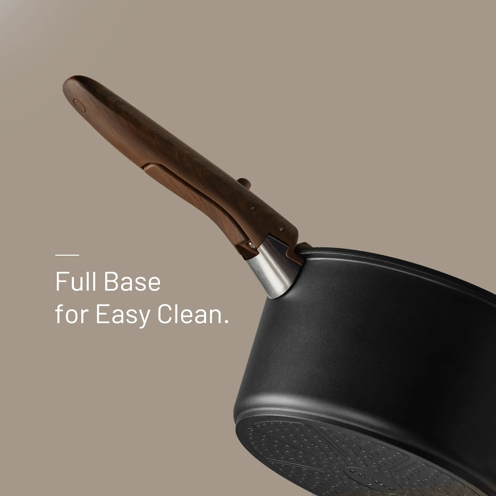 CAROTE 19/22/26pcs Pots and Pans Non Stick, Wooden Detachable Handle, Cookware Sets Induction Kitchen Pots and Pans,NonStick Cooking Set, Oven/Dishwasher/Fridge Safe, Space Saving